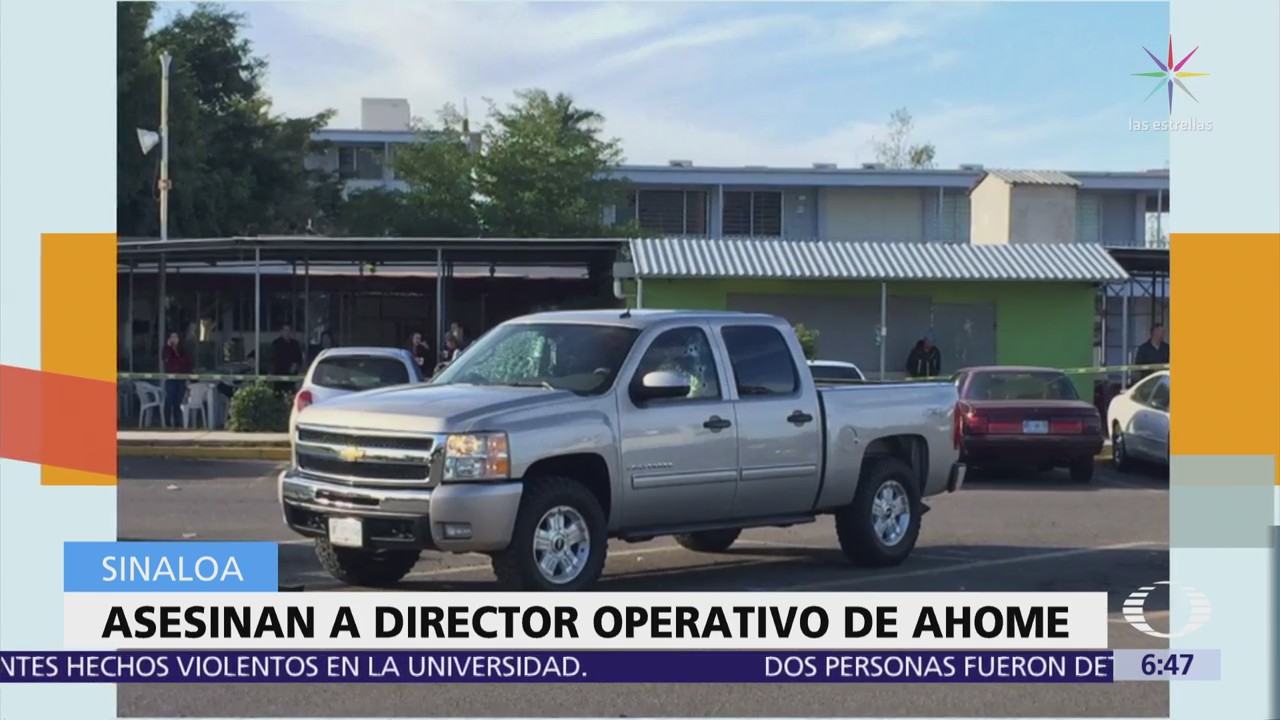 Matan al director operativo de la Policía Municipal de Ahome, Sinaloa