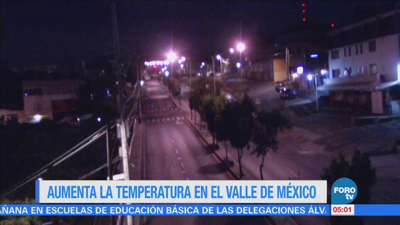 Mejora la temperatura en el Valle de México; reanudan clases