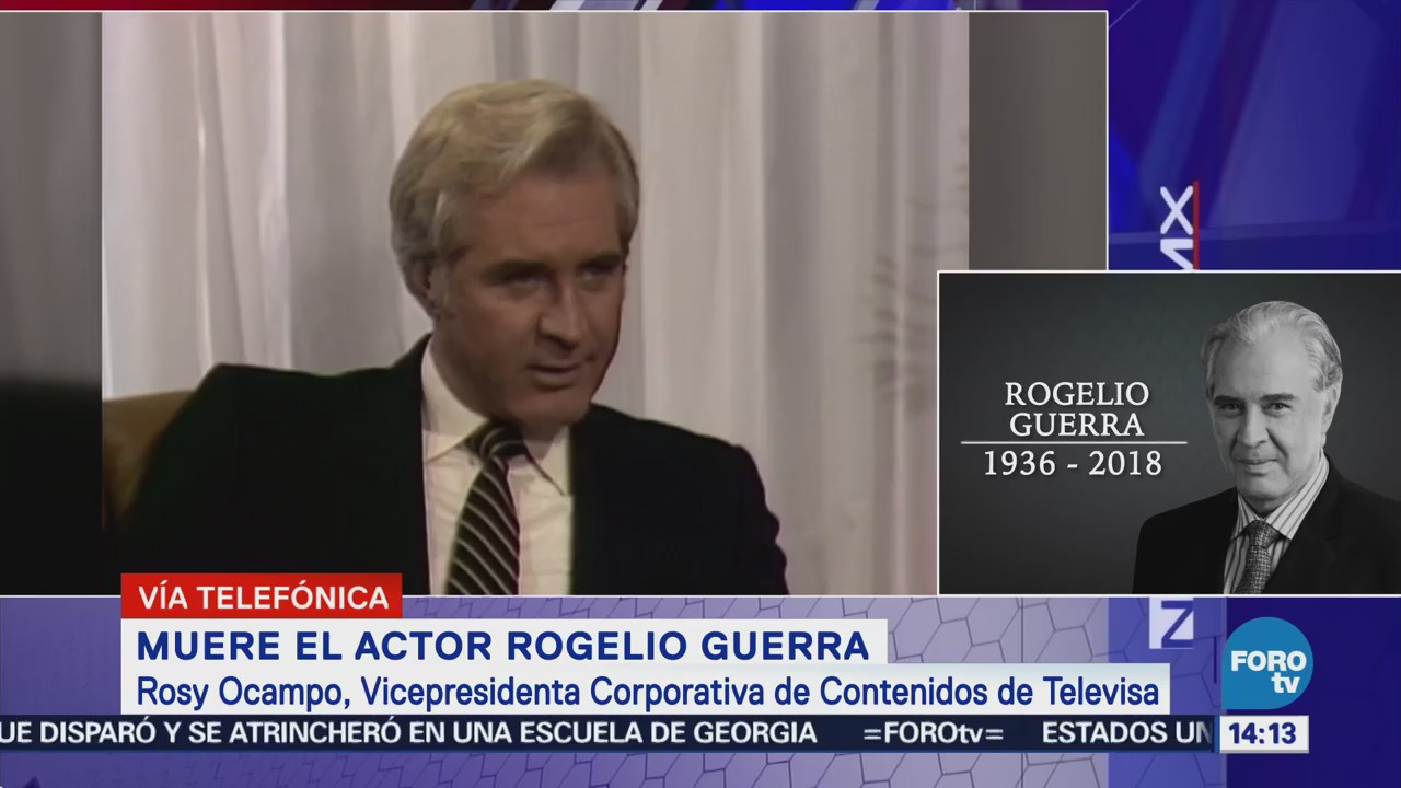 Rogelio Guerra estará presente en todas nuestras pantallas: Rosy Ocampo