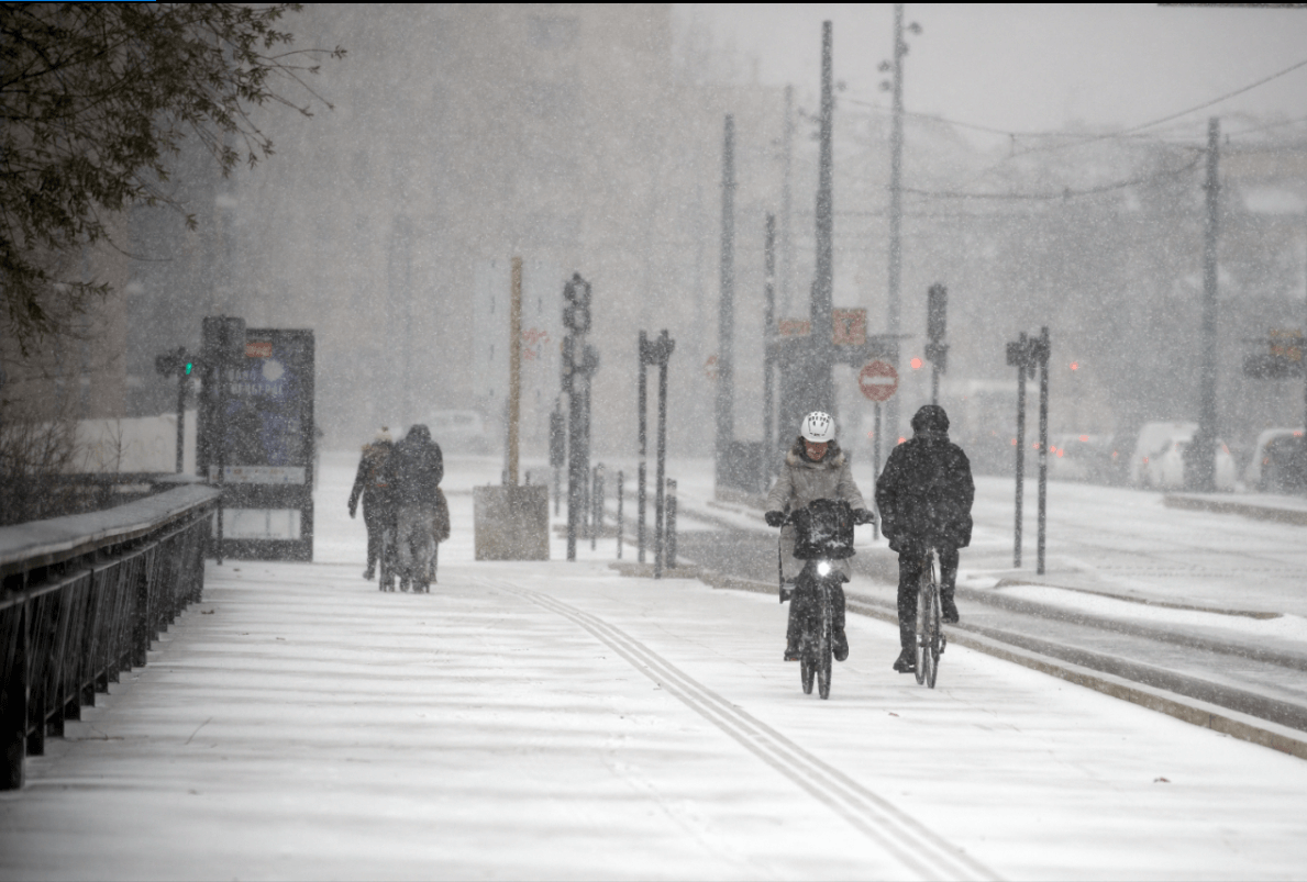 Ola de frío en Francia. (Getty Images) 