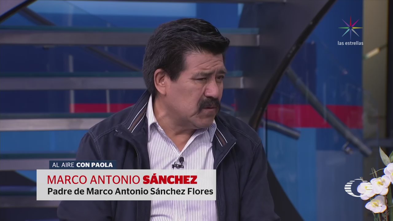 Padre de Marco Antonio Sánchez no reconoce a su hijo en videos