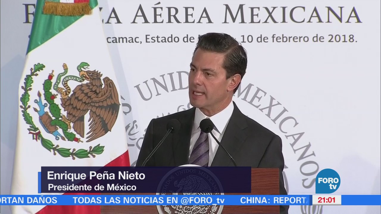 Peña Nieto reconoce a Fuerzas Armadas