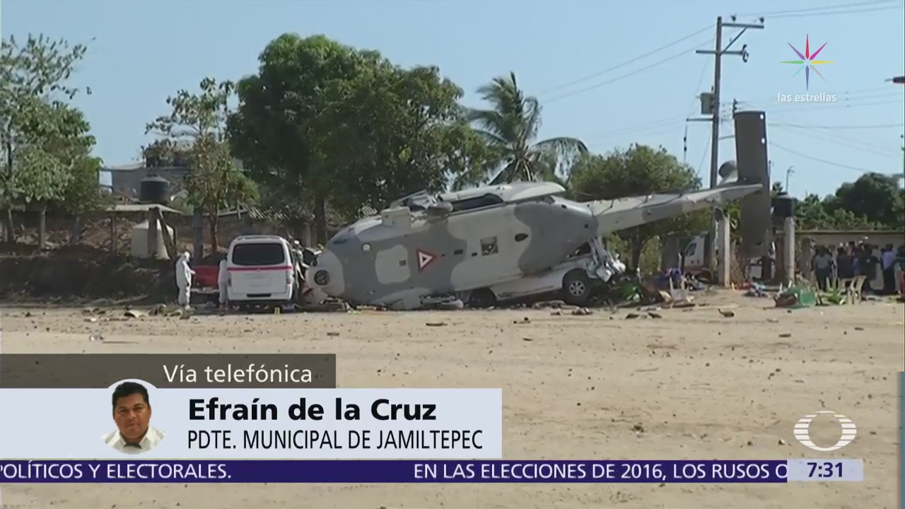 Presidente municipal de Jamiltepec habla en Despierta del accidente de helicóptero