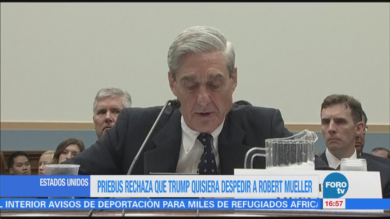 Priebus rechaza que Trump quisiera despedir a Robert Mueller