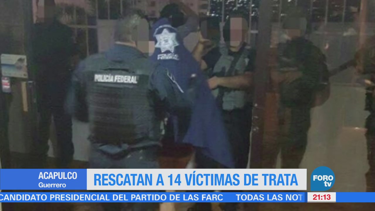 Rescatan a 14 víctimas de trata en Acapulco
