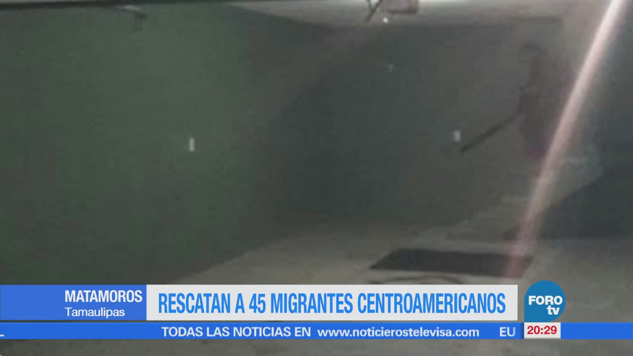 Rescatan a 45 migrantes centroamericanos en Tamaulipas