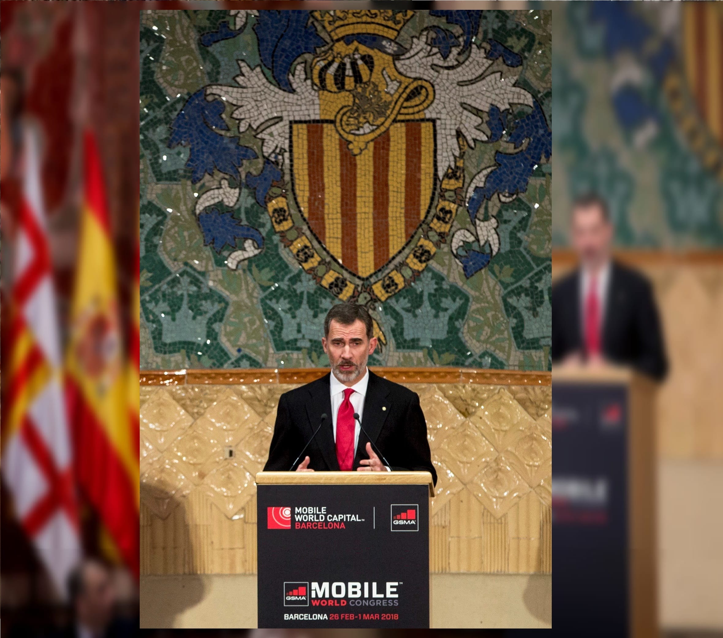 Rey de España llama a cooperación entre Gobierno y Cataluña