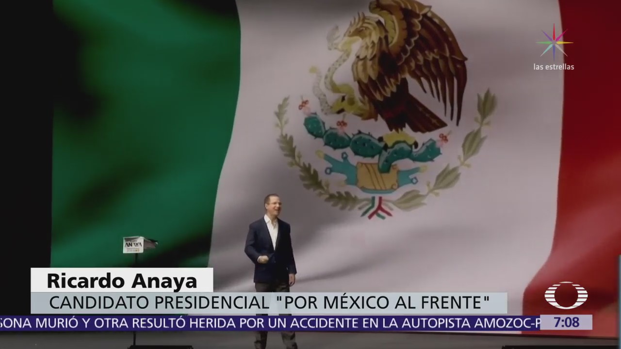 Ricardo Anaya rindió protesta como candidato presidencial de coalición 'Por México al Frente'