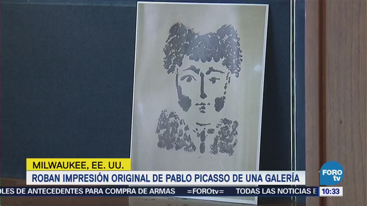 Roban una litografía de Pablo Picasso de una galería en Milwaukee