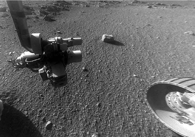 Rover Opportunity encuentra misteriosas franjas Marte