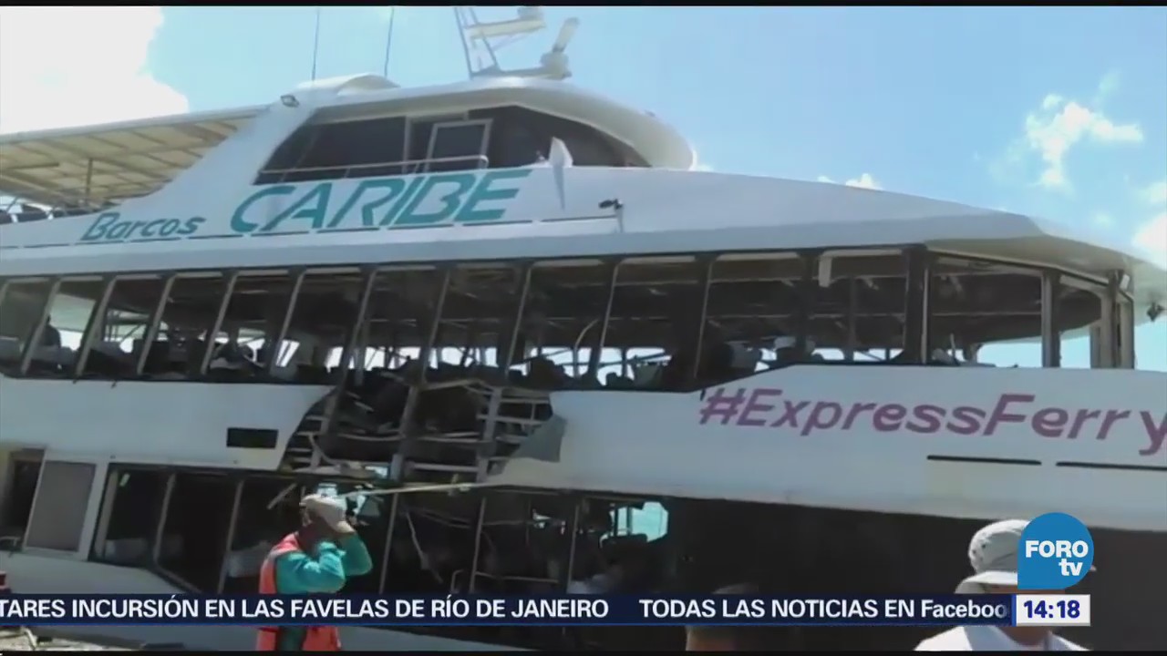 SCT ordena a Barcos Caribe suspender actividades en Quintana Roo