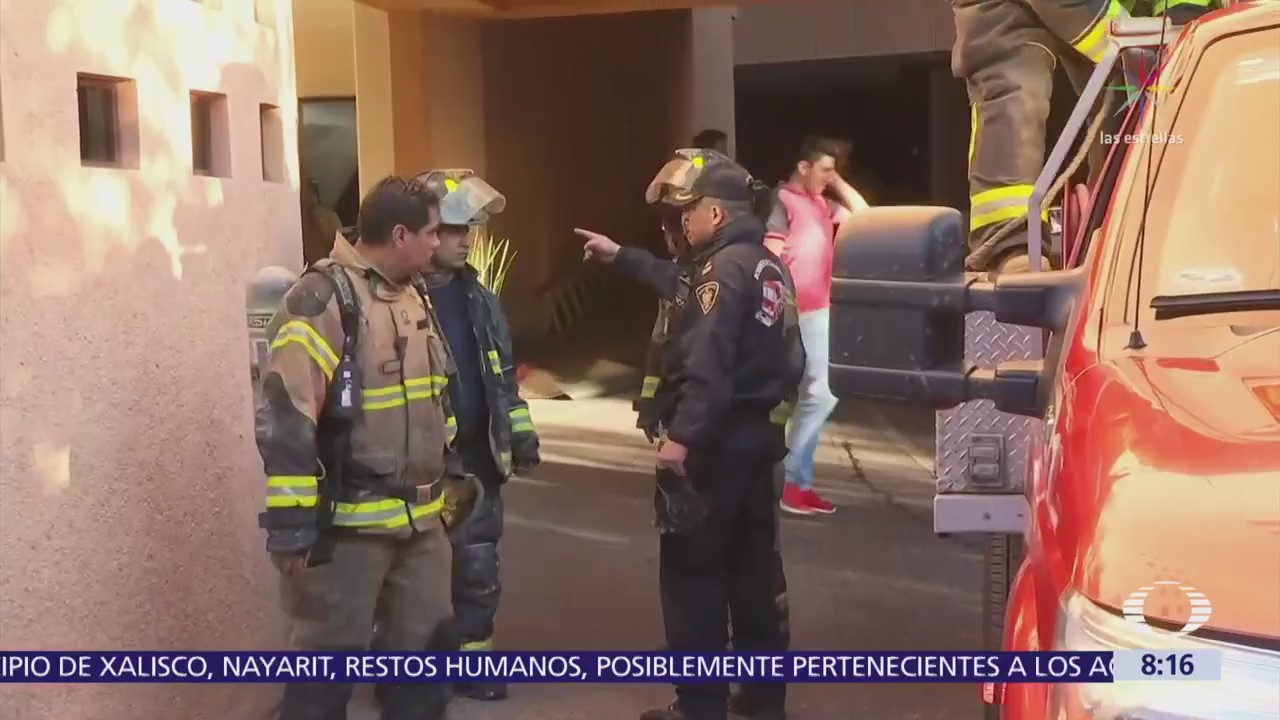Se registra incendio en un hotel de Santa Fe