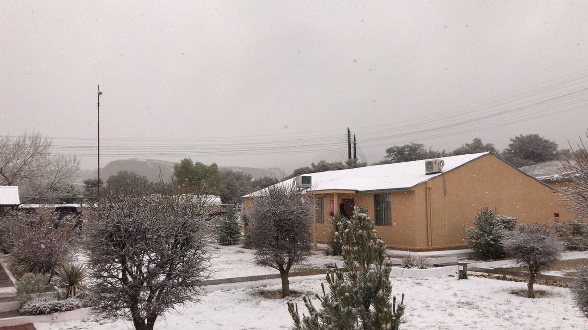 Se registran registran nevadas en Nogales y Cananea