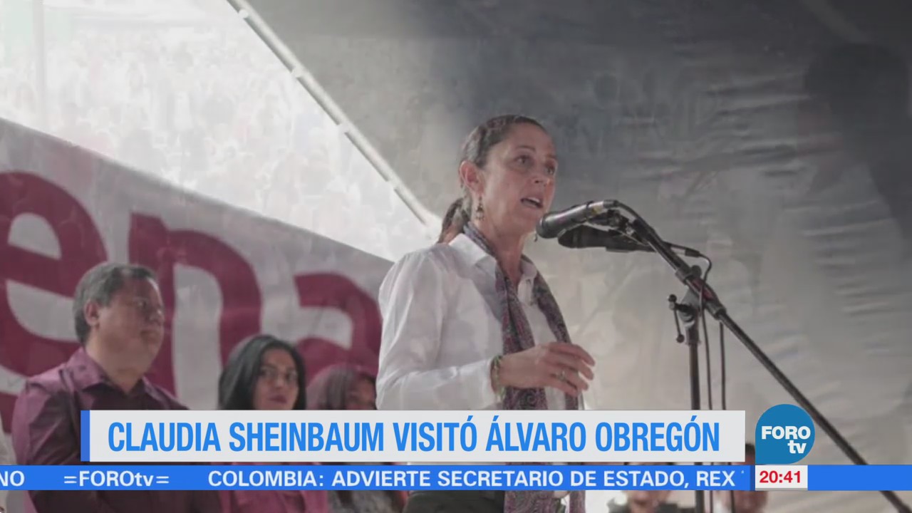 Sheinbaum visita la delegación Álvaro Obregón