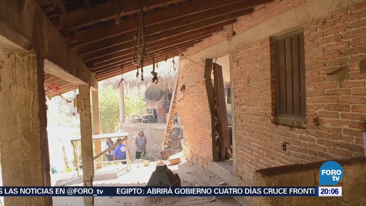 Sismo de magnitud 7.2 daña más de 3 mil viviendas en Oaxaca