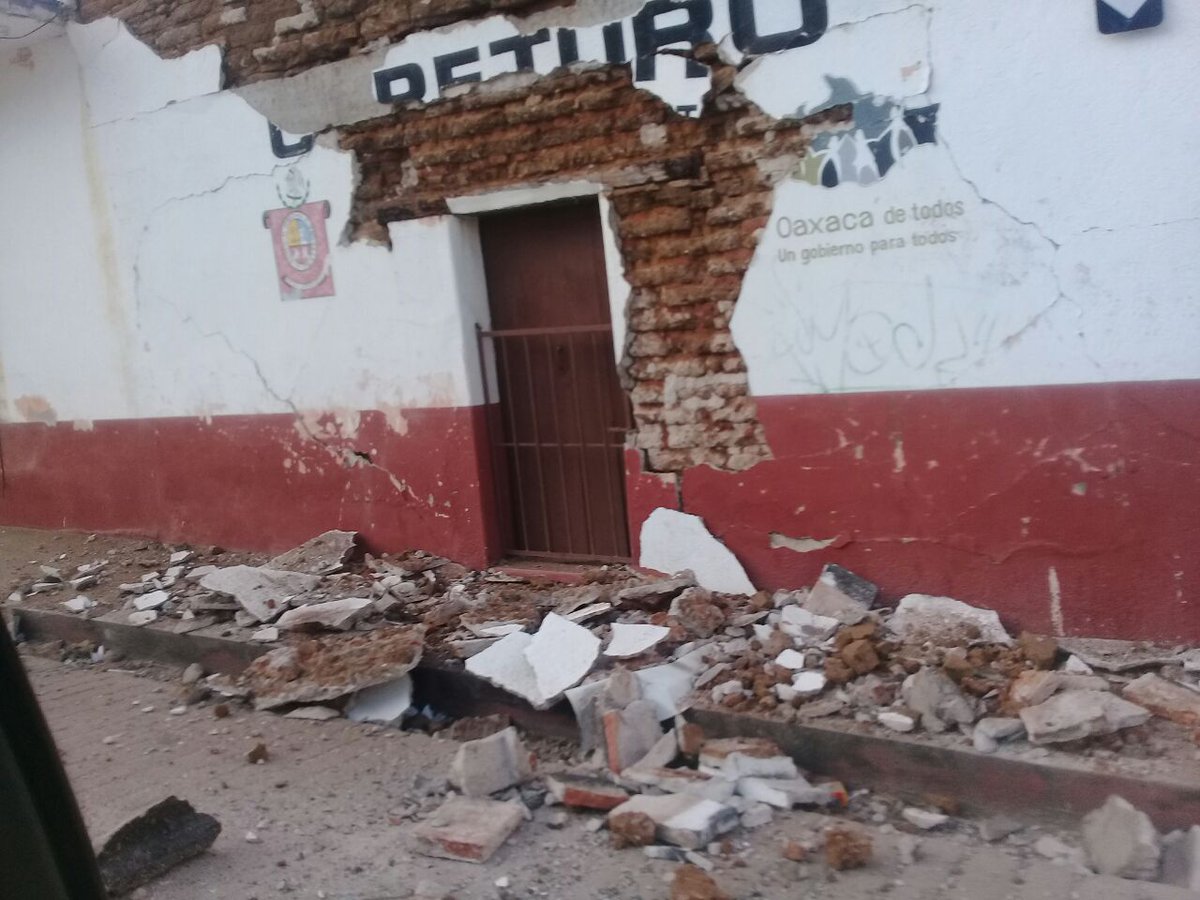 Activan Comité Nacional emergencias sismo Oaxaca