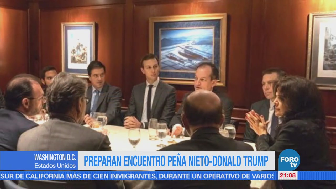 SRE busca encuentro entre Peña Nieto y Trump