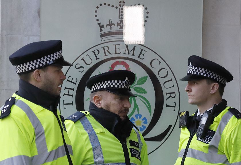 Corte Suprema británica responsabiliza a la Policía por no resolver crímenes
