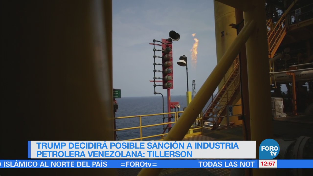Tillerson: EU busca sancionar a la industria petrolera de Venezuela