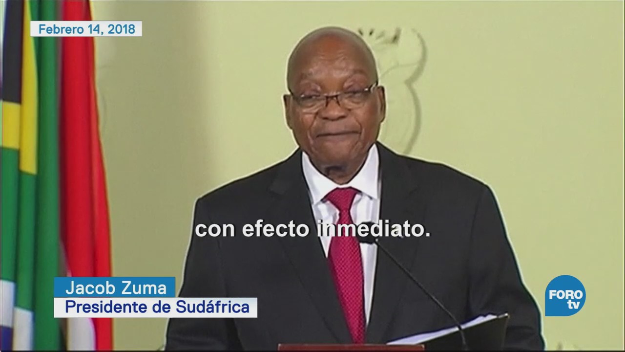 Tras 8 intentos de destitución, Zuma renuncia