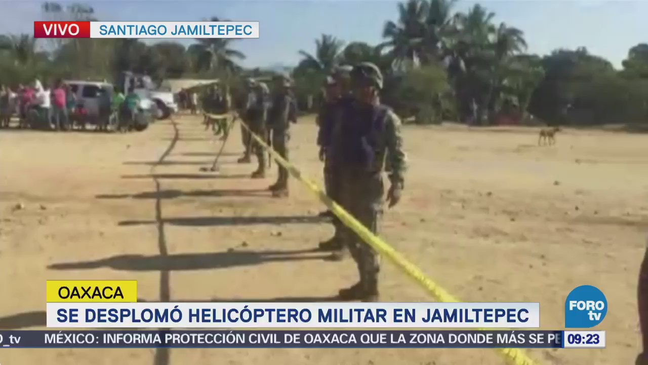 Trece Muertos 15 Lesionados Desplome Helicóptero Militar Oaxaca
