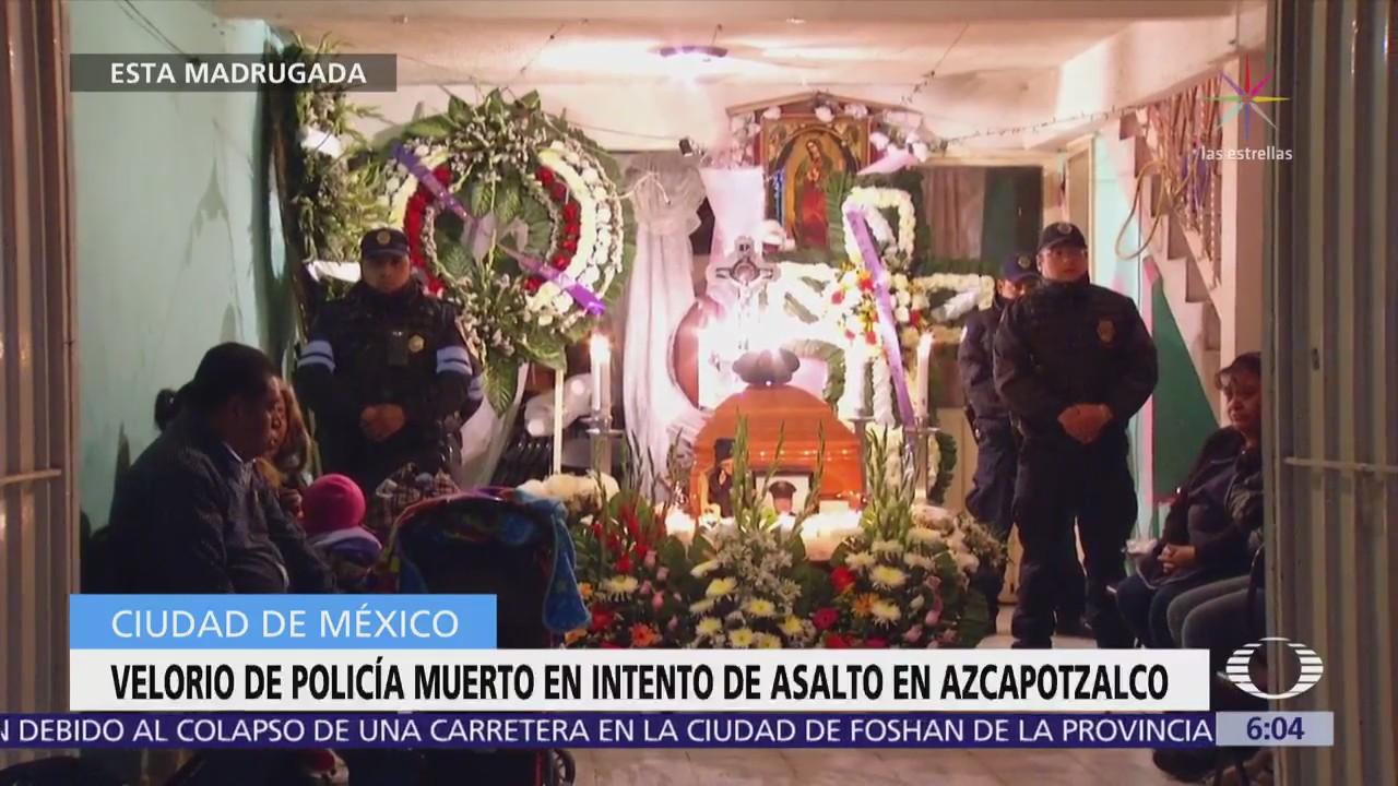 Velan a policía muerto en la delegación Azcapotzalco