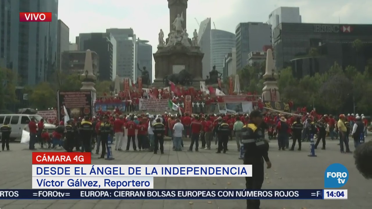 Víctor Gálvez Informa Manifestación Ángel De La Independencia