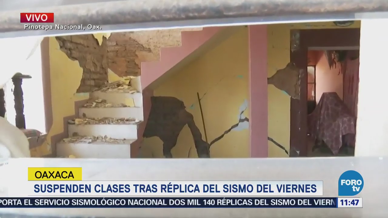 Viviendas registran grietas tras sismo en Pinotepa Nacional, Oaxaca