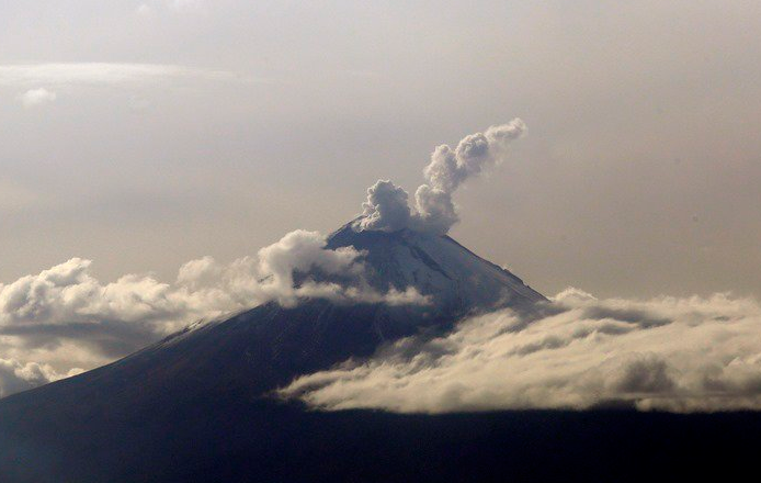 Mantiene baja actividad el volcán Popocatépetl, reporta el Cenapred
