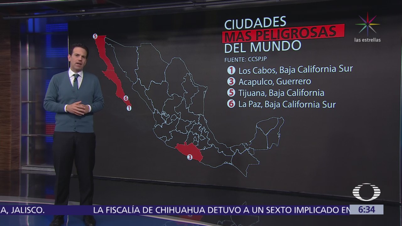 12 de las ciudades más peligrosas del mundo son mexicanas