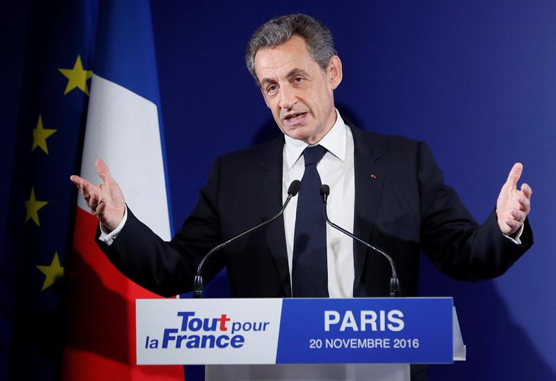Sarkozy declara, bajo arresto, por la financiación de su campaña en 2007
