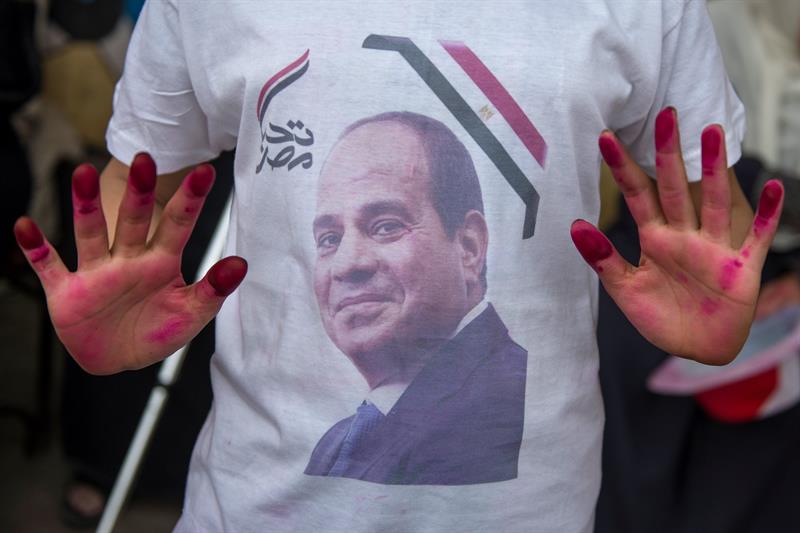 al sisi reelegido en egipto con mas del 90 de votos segun medios