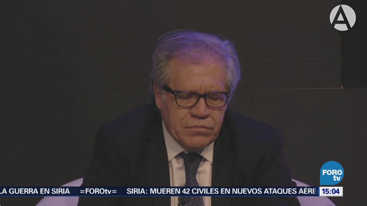 Secretario General Oea Habla Sobre Caso Anaya Luis Almagro