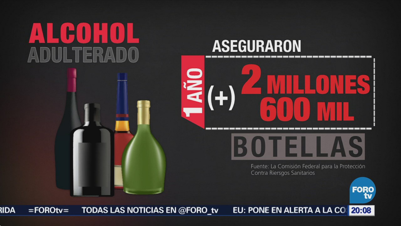 Alcohol adulterado en México