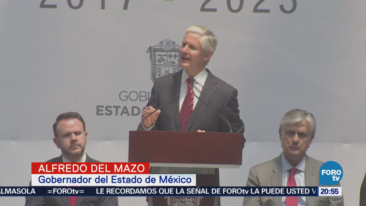 Alfredo Del Mazo presenta el Plan de Desarrollo 2017-2023