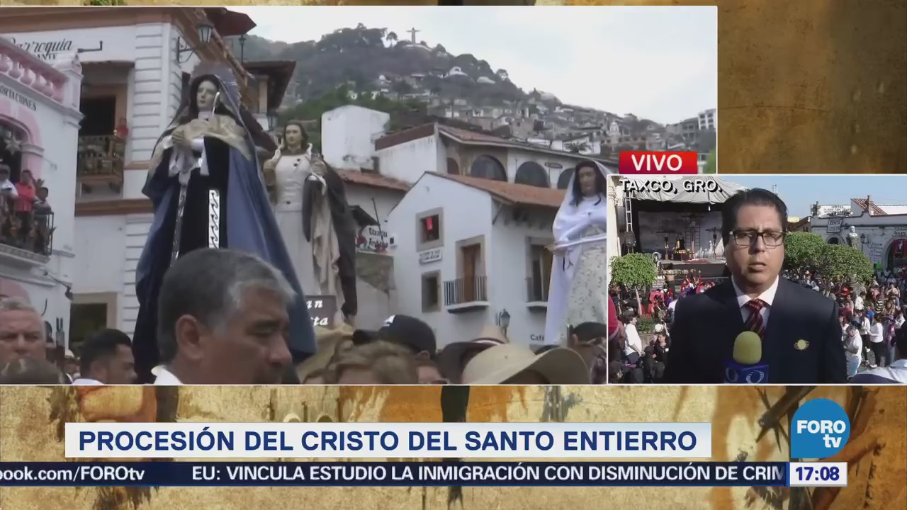 Alistan la Procesión del Cristo del Santo Entierro en Taxco