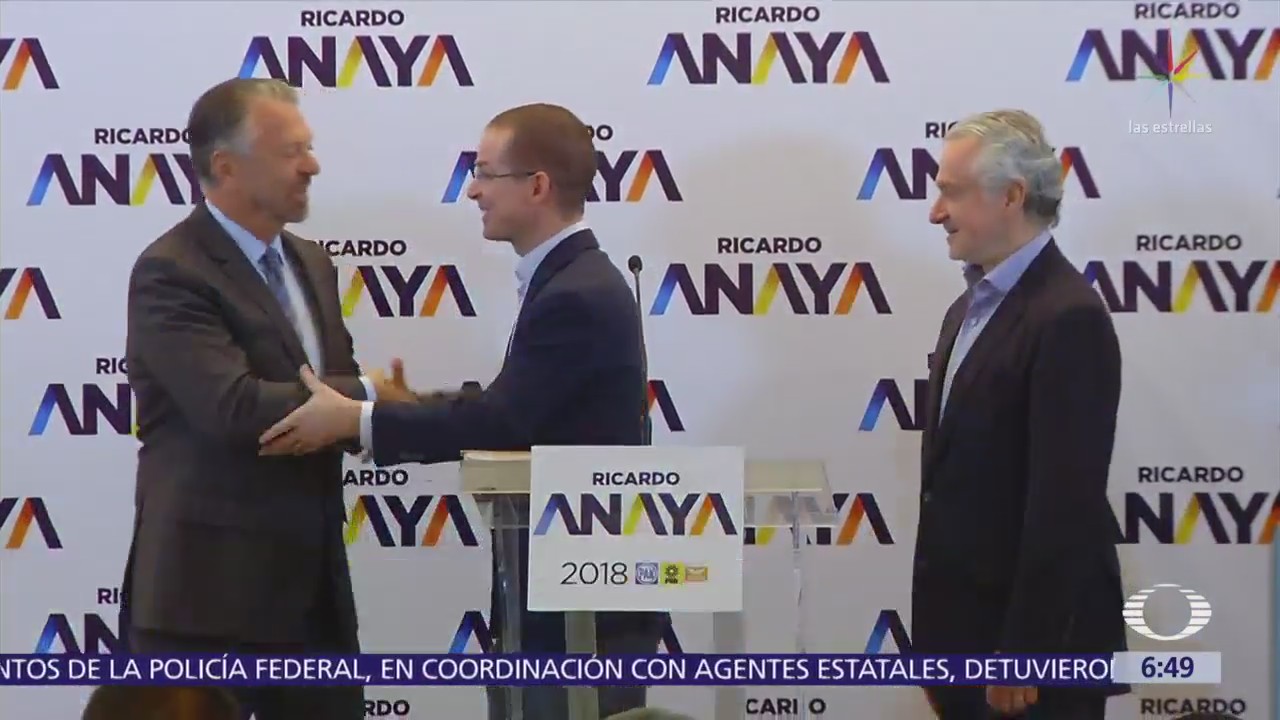 Anaya presenta a Jorge Castañeda como su coordinador estratégico de campaña