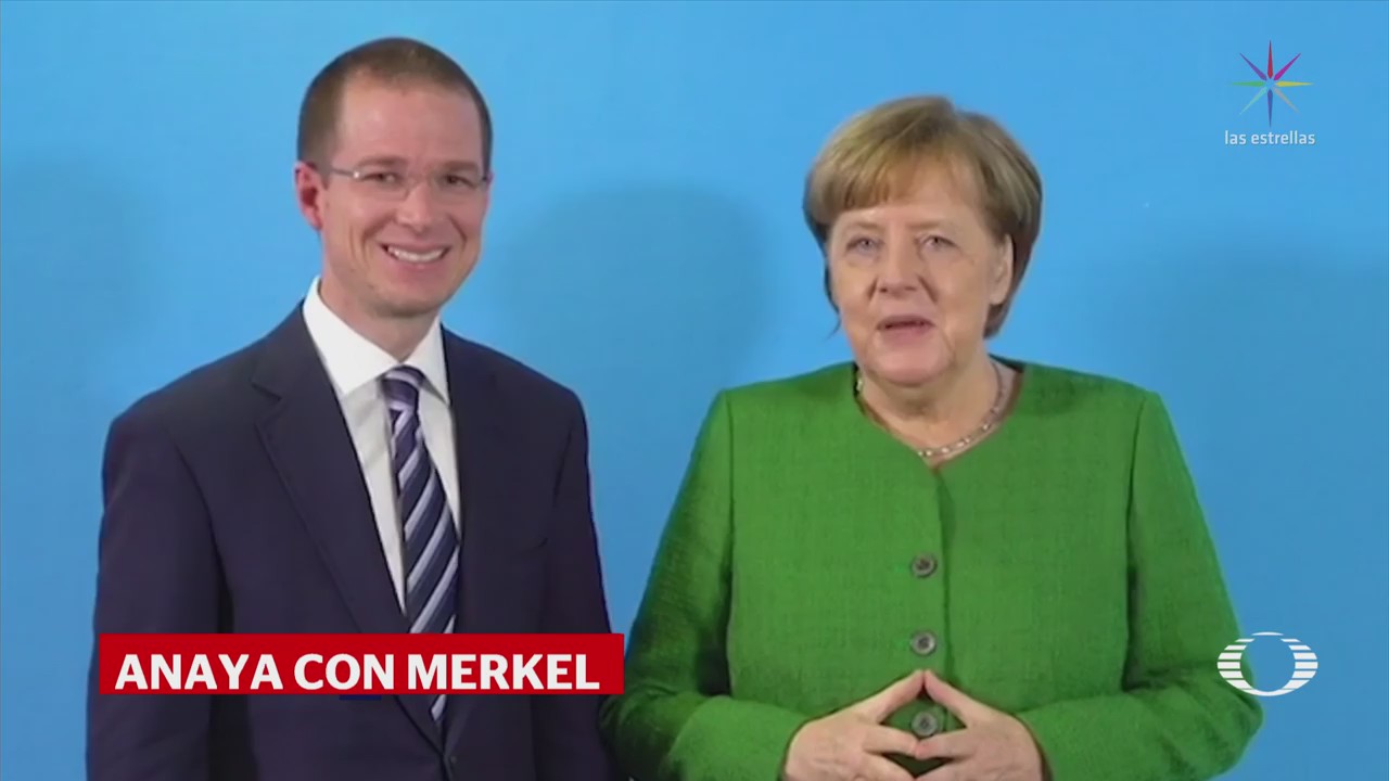 Anaya se reúne con Angela Merkel, en Alemania