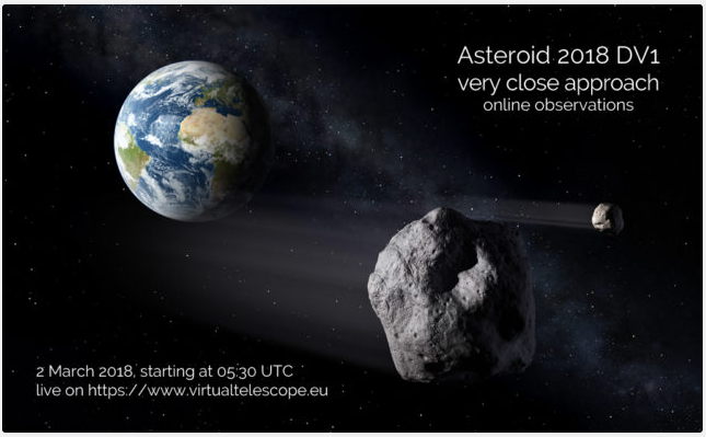 Asteroide pasará por la Tierra a distancia menor que Luna