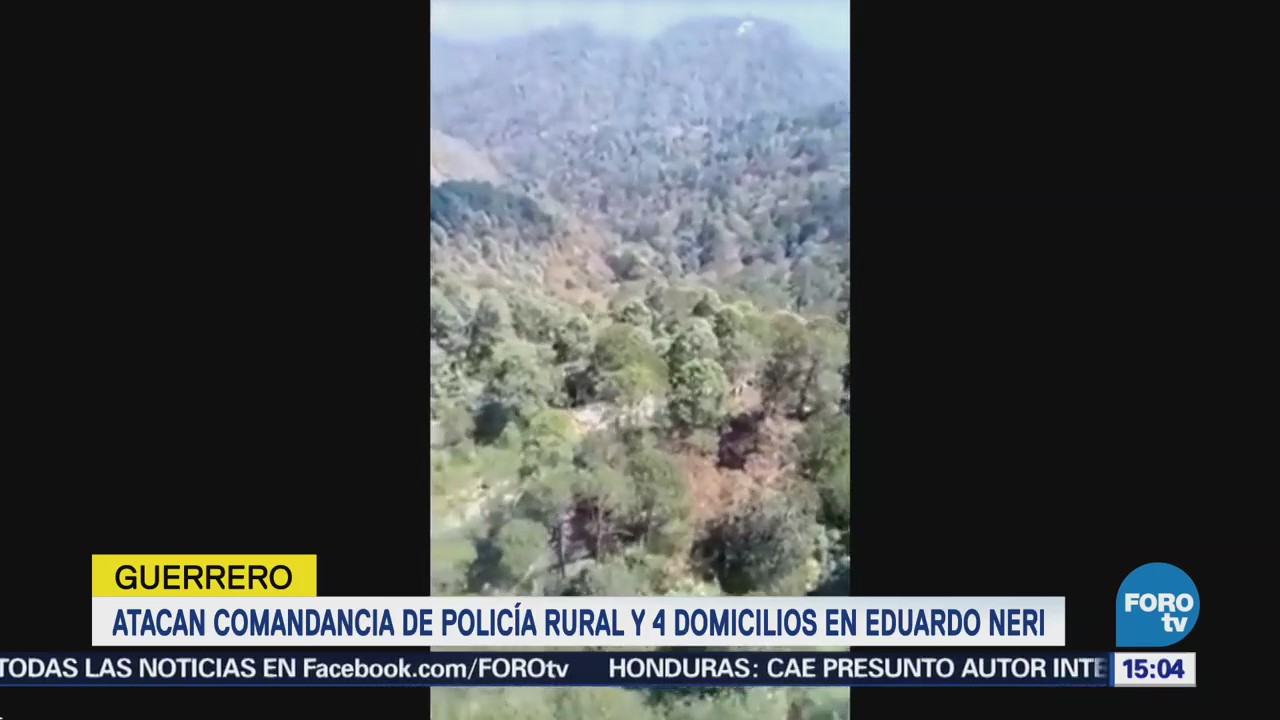 Atacan comandancia de Policía rural en Eduardo Neri, Guerrero