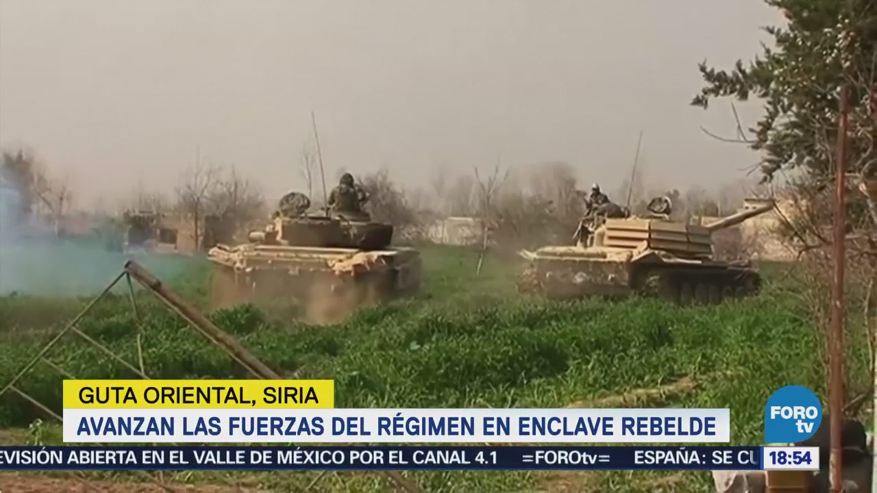Avanzan las fuerzas del régimen en enclave rebelde en Guta Oriental