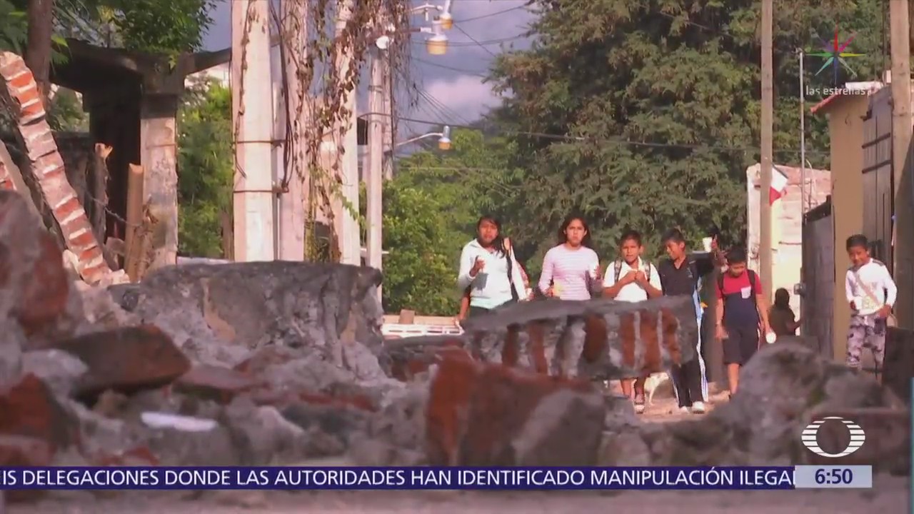 Civiles reconstruyen La Nopalera, comunidad de Morelos afectada por sismo 19S