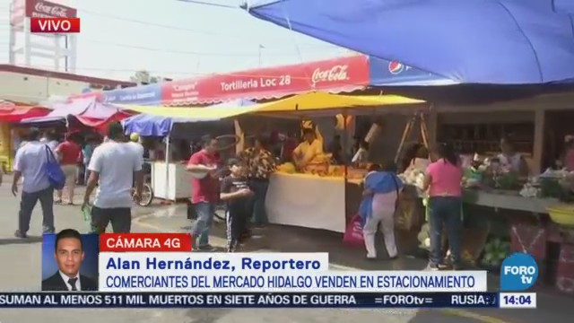Comerciantes Mercado Hidalgo Doctores Instalan Estacionamiento
