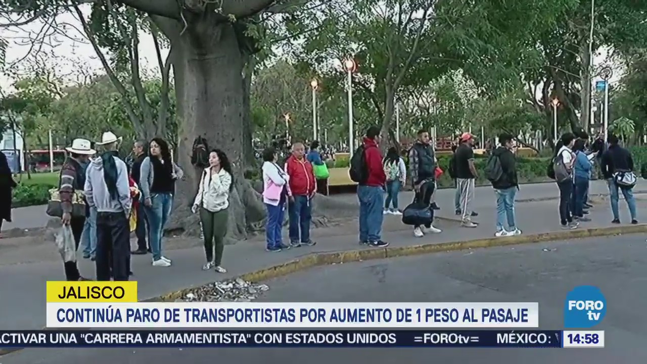 Continúa Paro Transportistas Guadalajara
