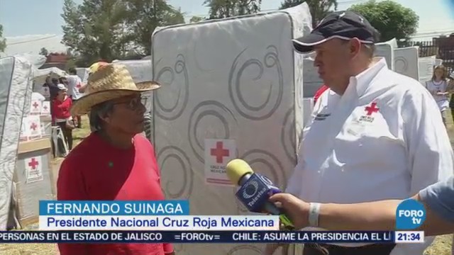 Cruz Roja Mexicana Entrega Ayuda Humanitaria Damnificados Tláhuac