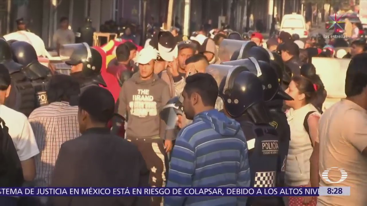 Desalojan predio en la calle Uruguay, Centro Histórico de la CDMX