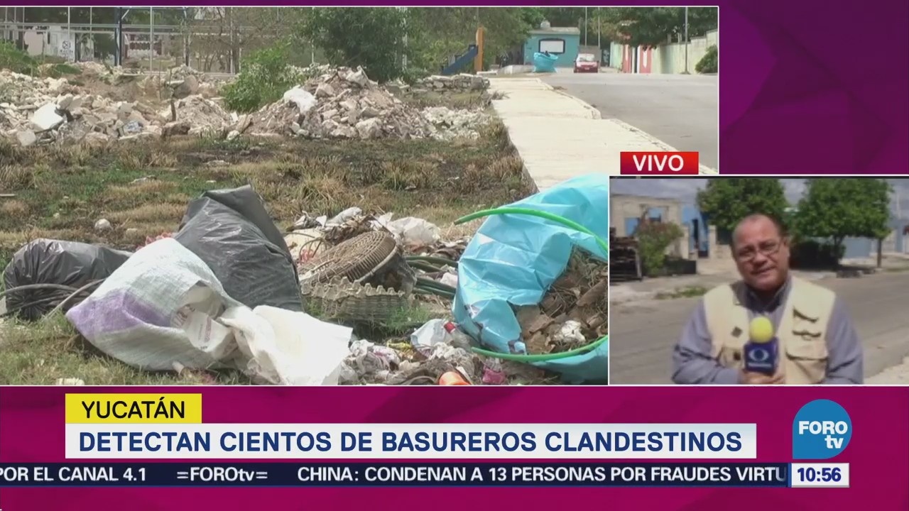 Detectan cientos de basureros clandestinos en Yucatán