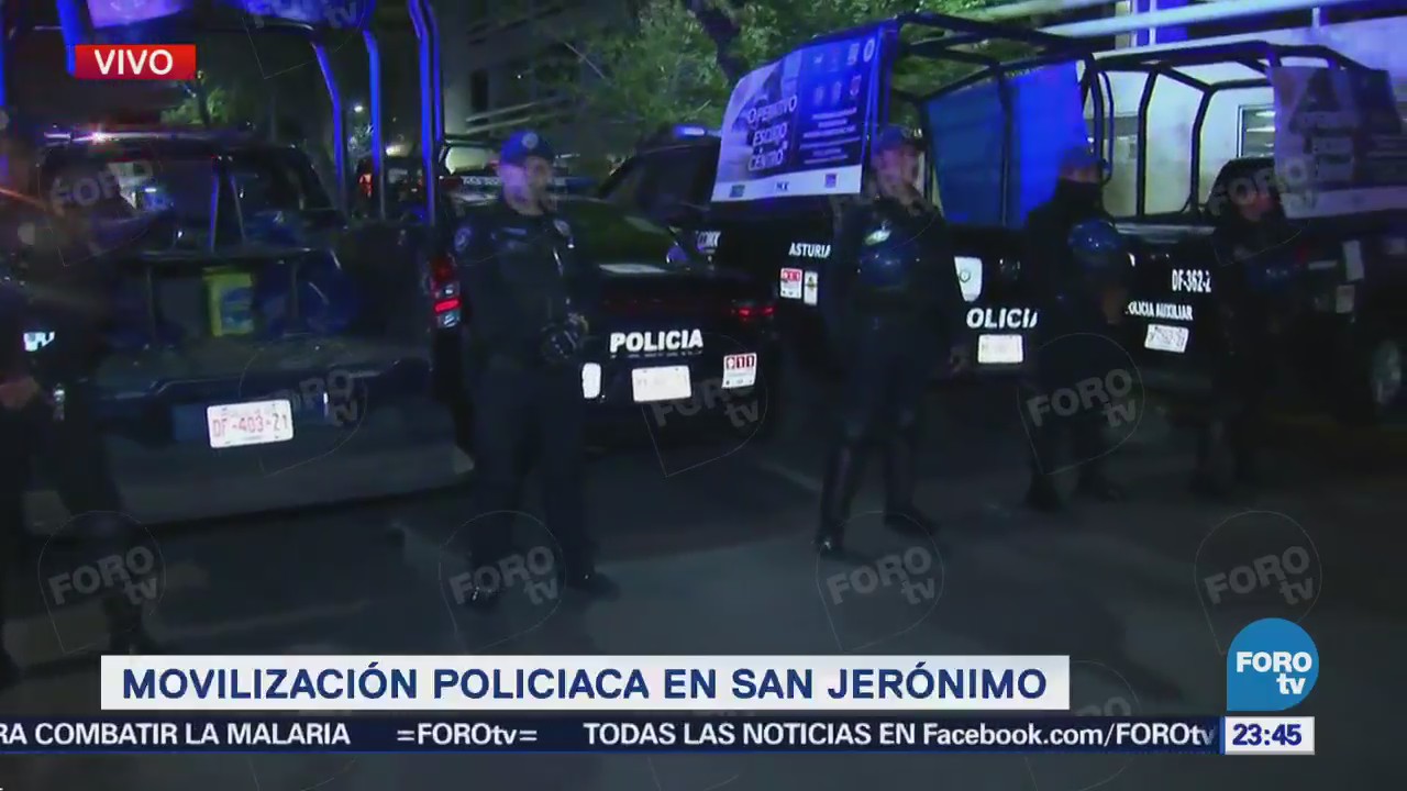 Detenidos por balacera en San Jerónimo son trasladados a la PGJCDMX