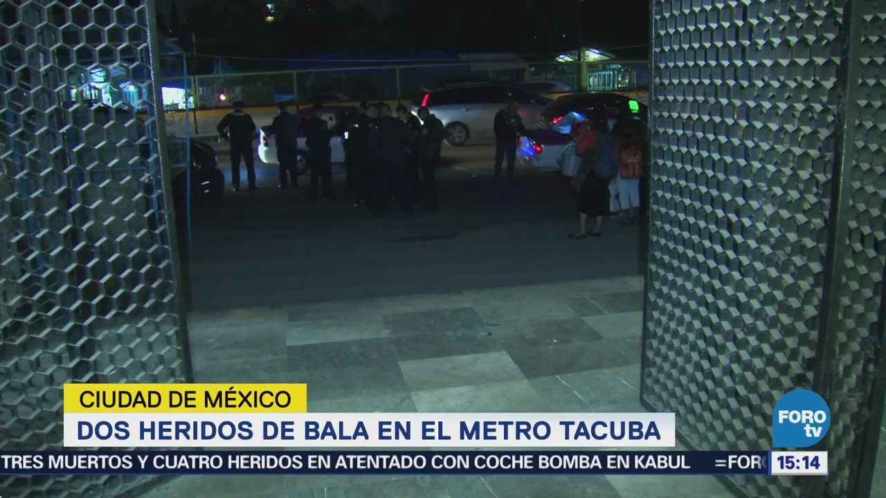 Dos Heridos Bala Metro Tacuba Cdmx