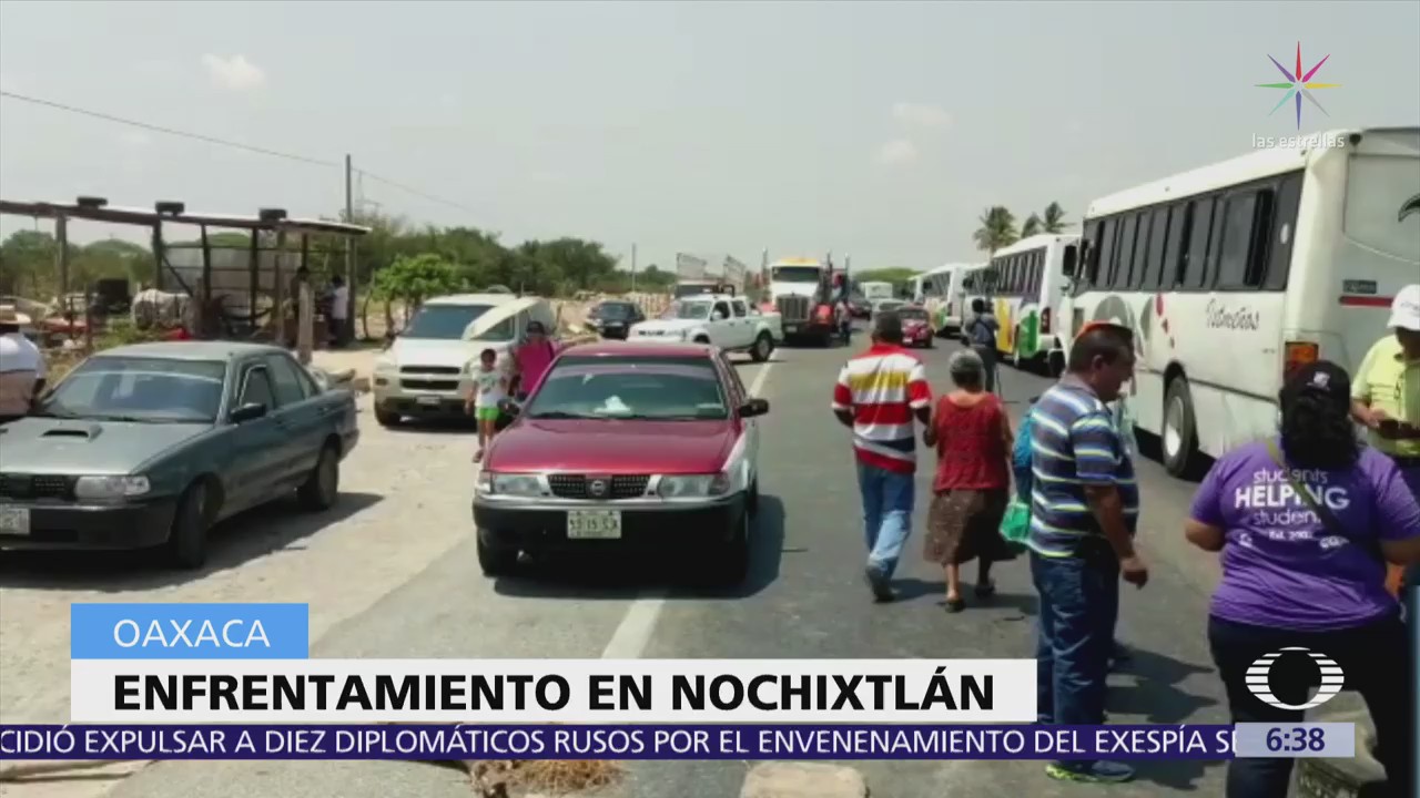 Dos heridos por enfrentamiento de pobladores con autoridades en Nochixtlán, Oaxaca